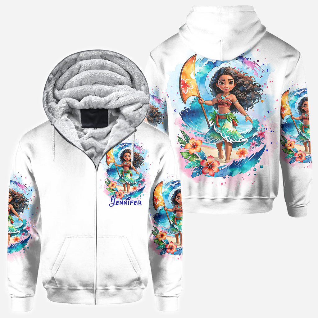 Personalized All Over Shirt with Sea Blossom Design for Women All Over Shirt GradoCreations