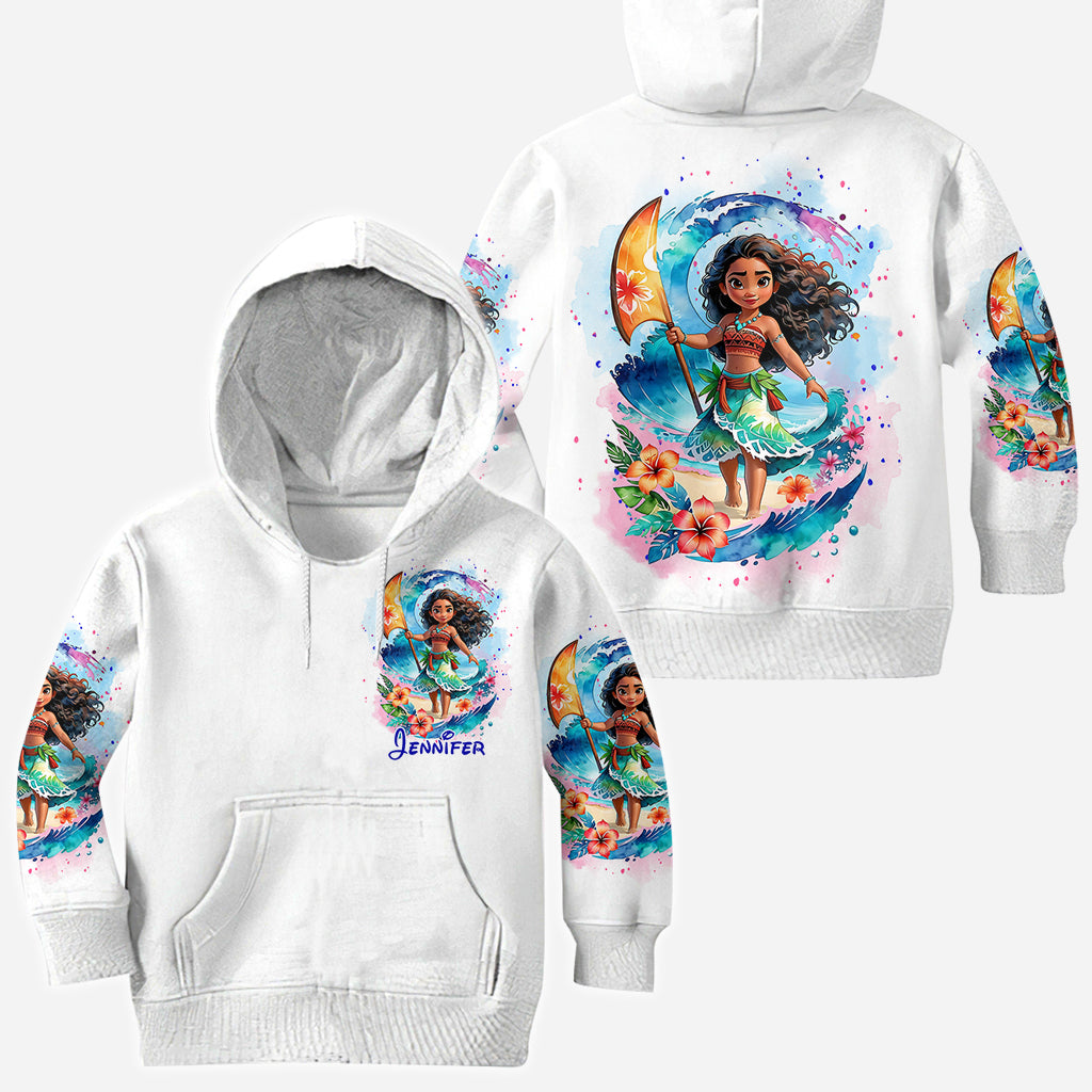 Personalized All Over Shirt with Sea Blossom Design for Women All Over Shirt GradoCreations