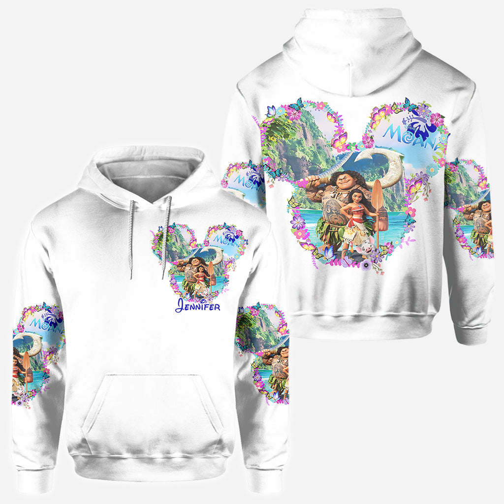 Personalized Moana All Over Shirt Custom Name Gift Idea All Over Shirt GradoCreations