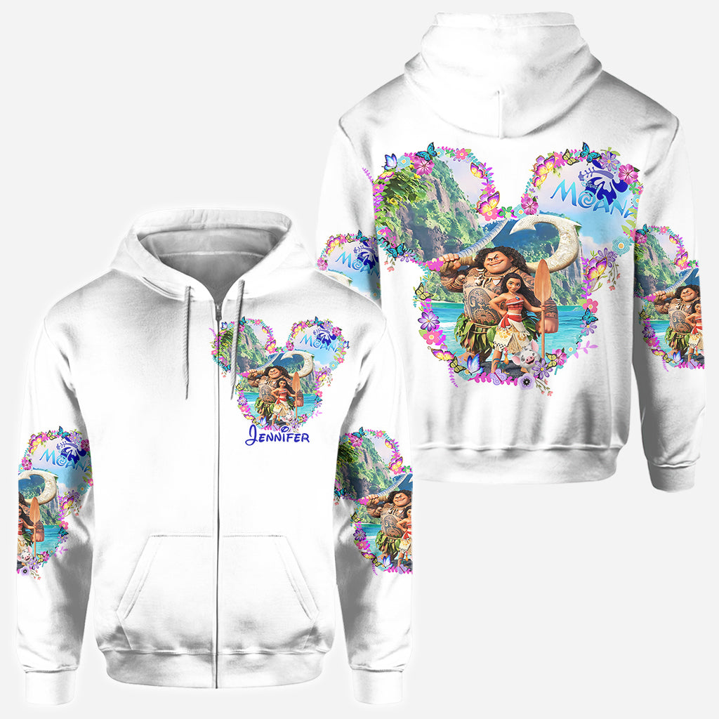 Personalized Moana All Over Shirt Custom Name Gift Idea All Over Shirt GradoCreations