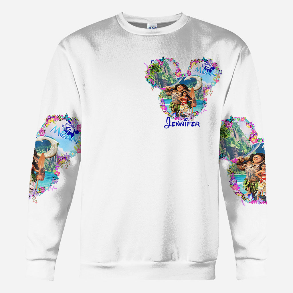 Personalized Moana All Over Shirt Custom Name Gift Idea All Over Shirt GradoCreations