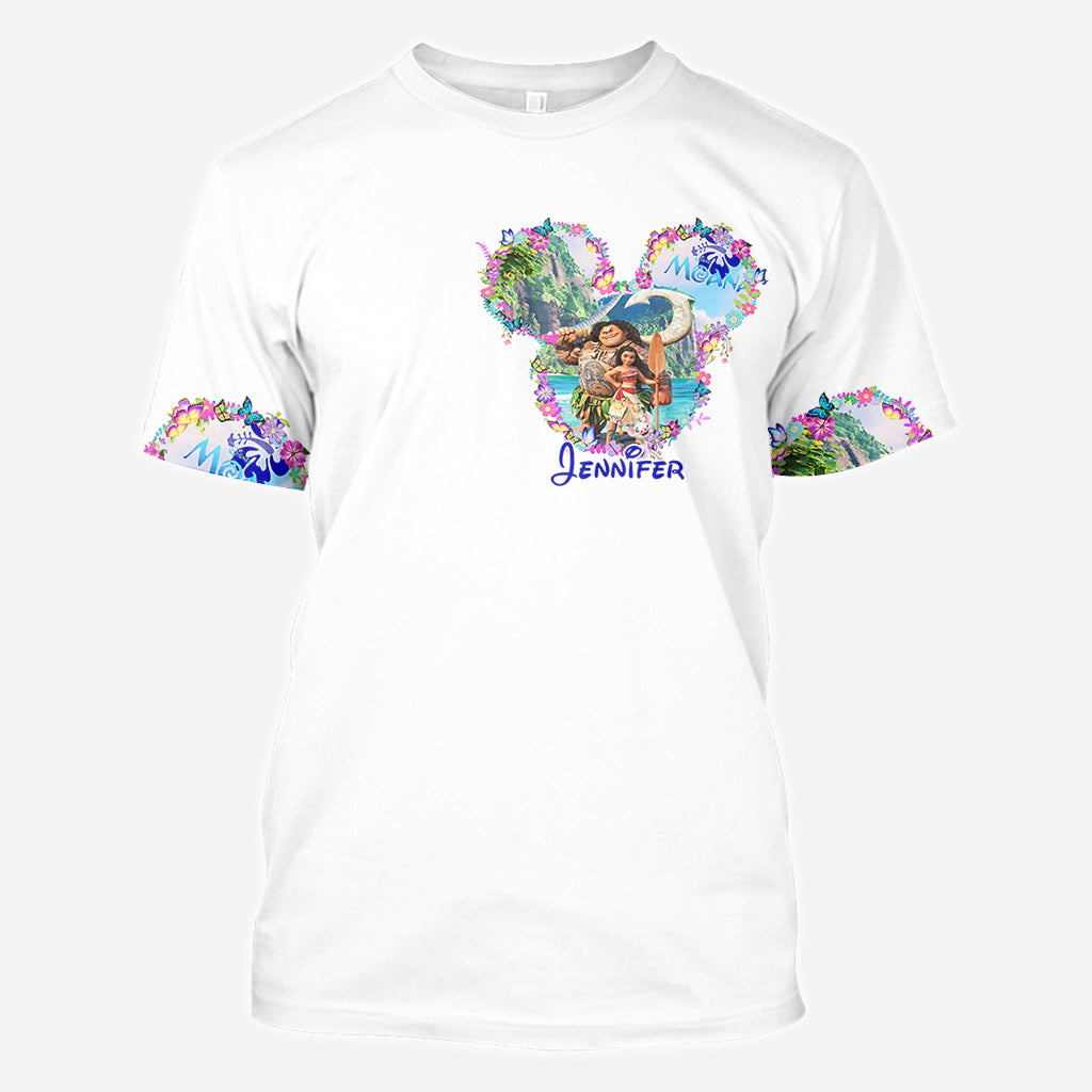 Personalized Moana All Over Shirt Custom Name Gift Idea All Over Shirt GradoCreations