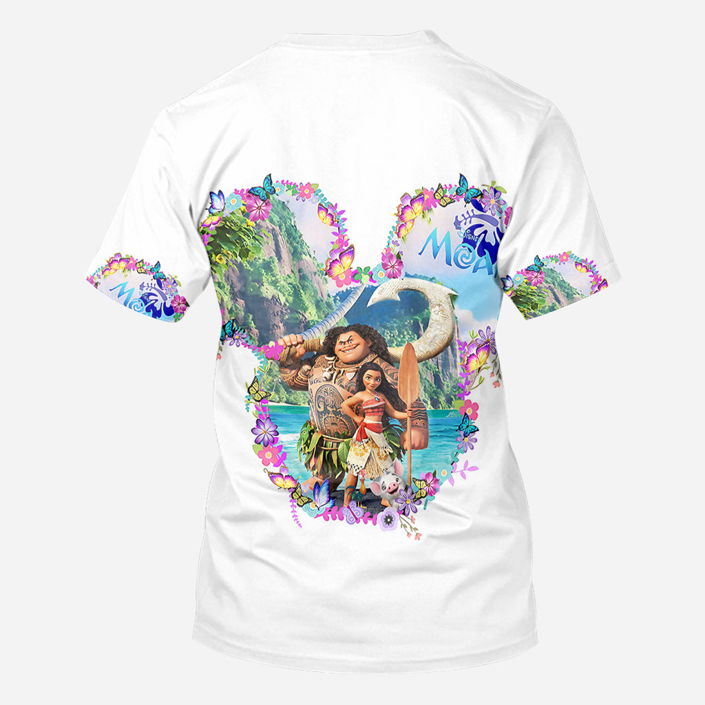 Personalized Moana All Over Shirt Custom Name Gift Idea All Over Shirt GradoCreations