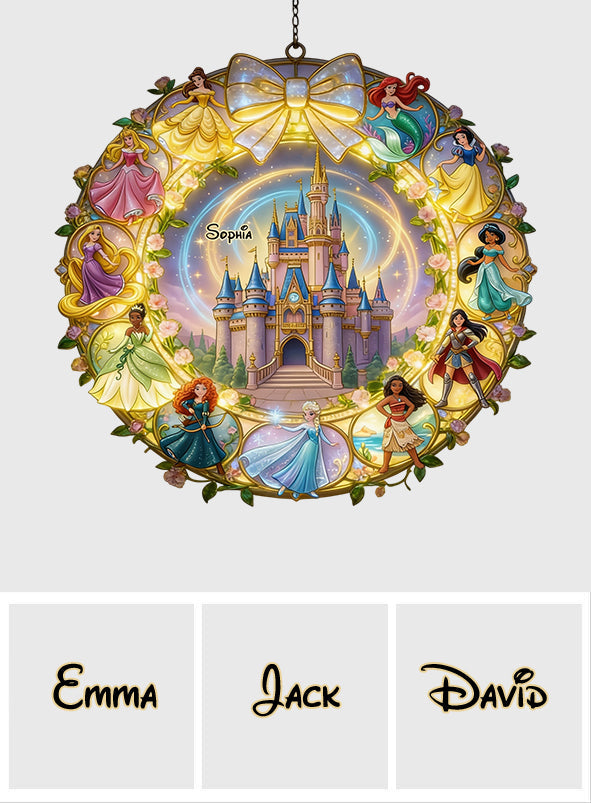 Personalized Princess LED Light Sign Custom Name Gift for Kids LED Light Acrylic Sign GradoCreations