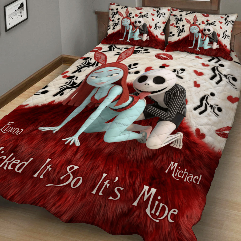 Personalized Nightmare Quilt Set Custom Names Gift Idea Quilt Set GradoCreations