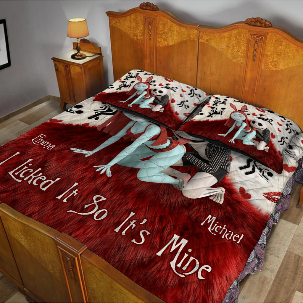 Personalized Nightmare Quilt Set Custom Names Gift Idea Quilt Set GradoCreations