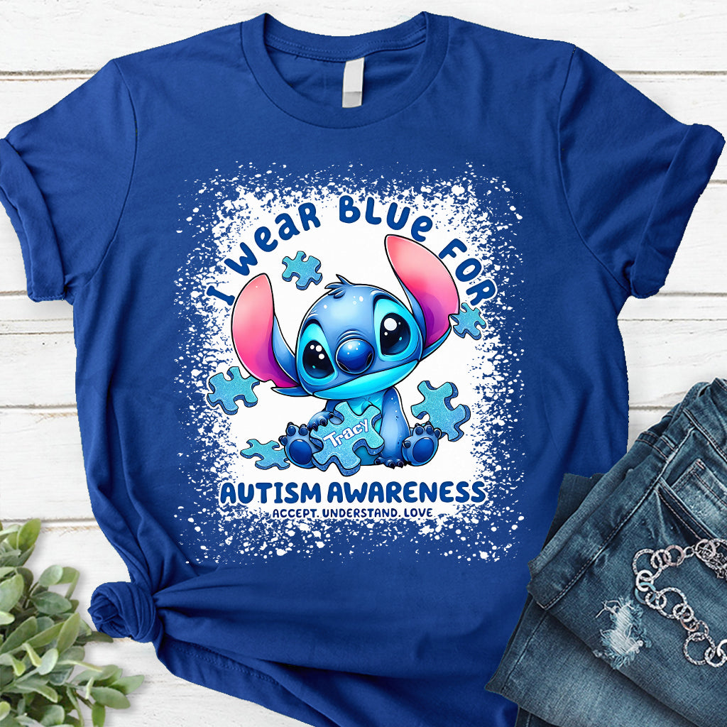 Personalized Autism Awareness T-shirt & Hoodie with Custom Name T-shirt & Hoodie GradoCreations