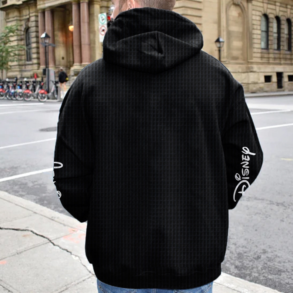 Personalized Mickey Mouse Waffle Hoodie Custom Name Gift Waffle Hoodie GradoCreations
