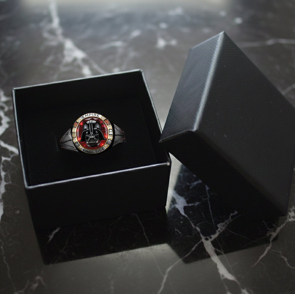 Personalized Dark Side Signet Ring Custom Engraving Gift Signet Ring GradoCreations