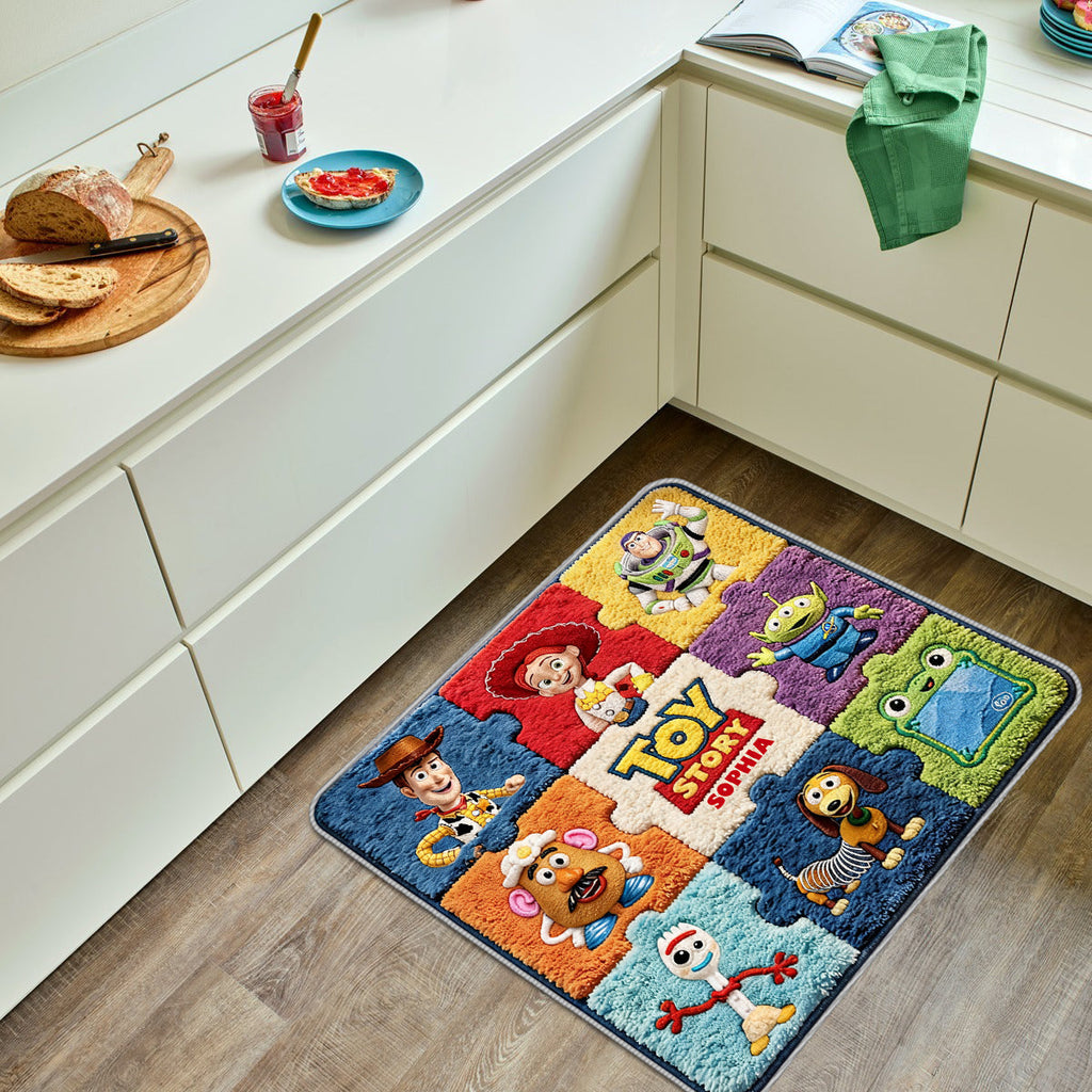 Personalized Toy Story Non-Slip Tufted Rug for Kids - Fun Gift Non-Slip Tufted Rug GradoCreations