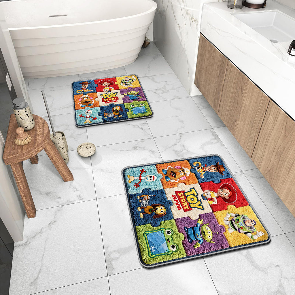 Personalized Toy Story Non-Slip Tufted Rug for Kids - Fun Gift Non-Slip Tufted Rug GradoCreations