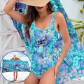 Personalized Women's Swimwear & Quick-Dry Beach Towel Set Women Swimming Bodysuit & Beach Towel GradoCreations