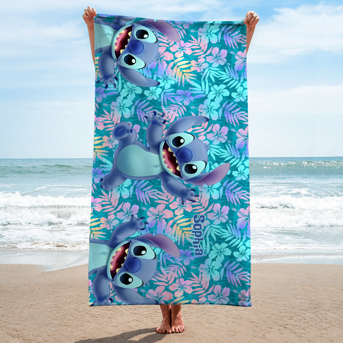 Personalized Women's Swimwear & Quick-Dry Beach Towel Set Women Swimming Bodysuit & Beach Towel GradoCreations