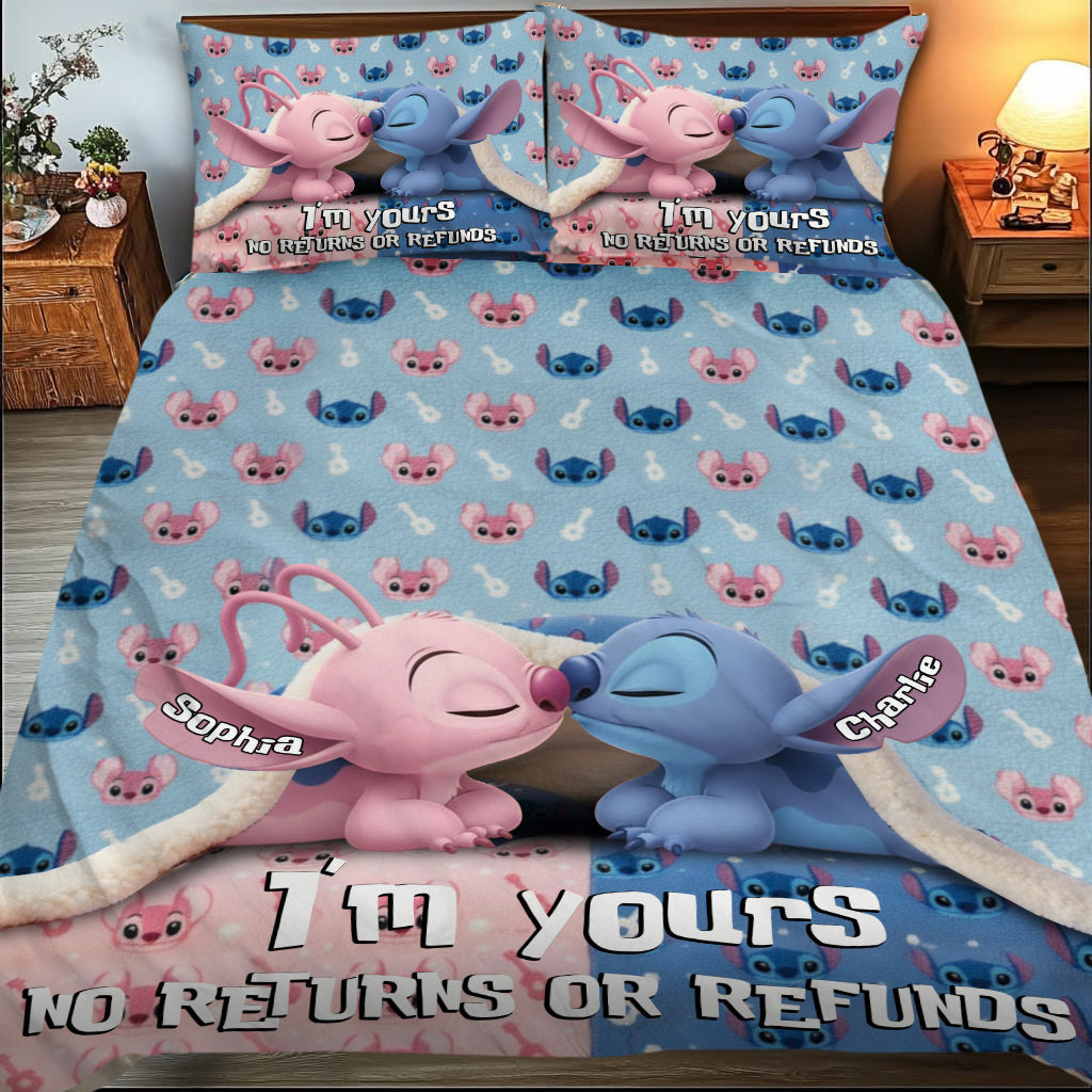 Personalized Ohana Quilt Set Custom Names Gift for Kids Quilt Set GradoCreations