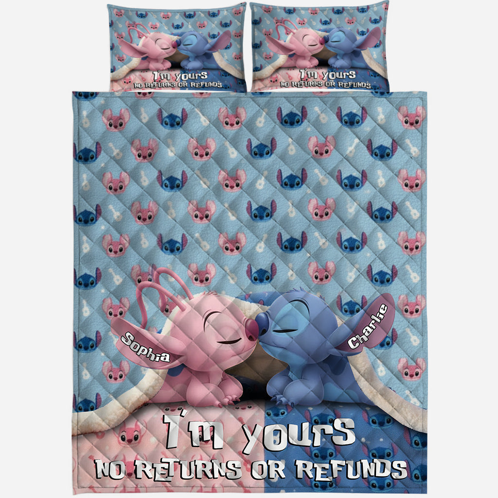 Personalized Ohana Quilt Set Custom Names Gift for Kids Quilt Set GradoCreations