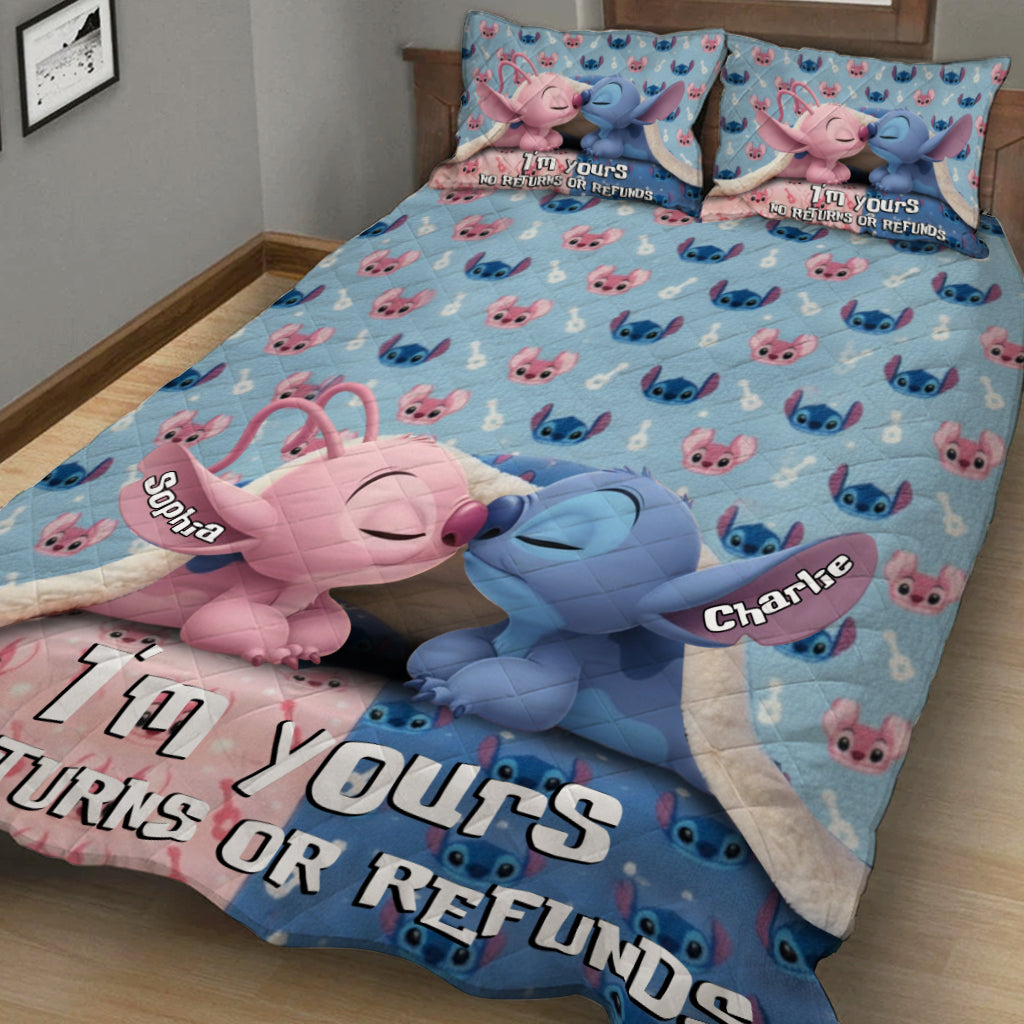 Personalized Ohana Quilt Set Custom Names Gift for Kids Quilt Set GradoCreations