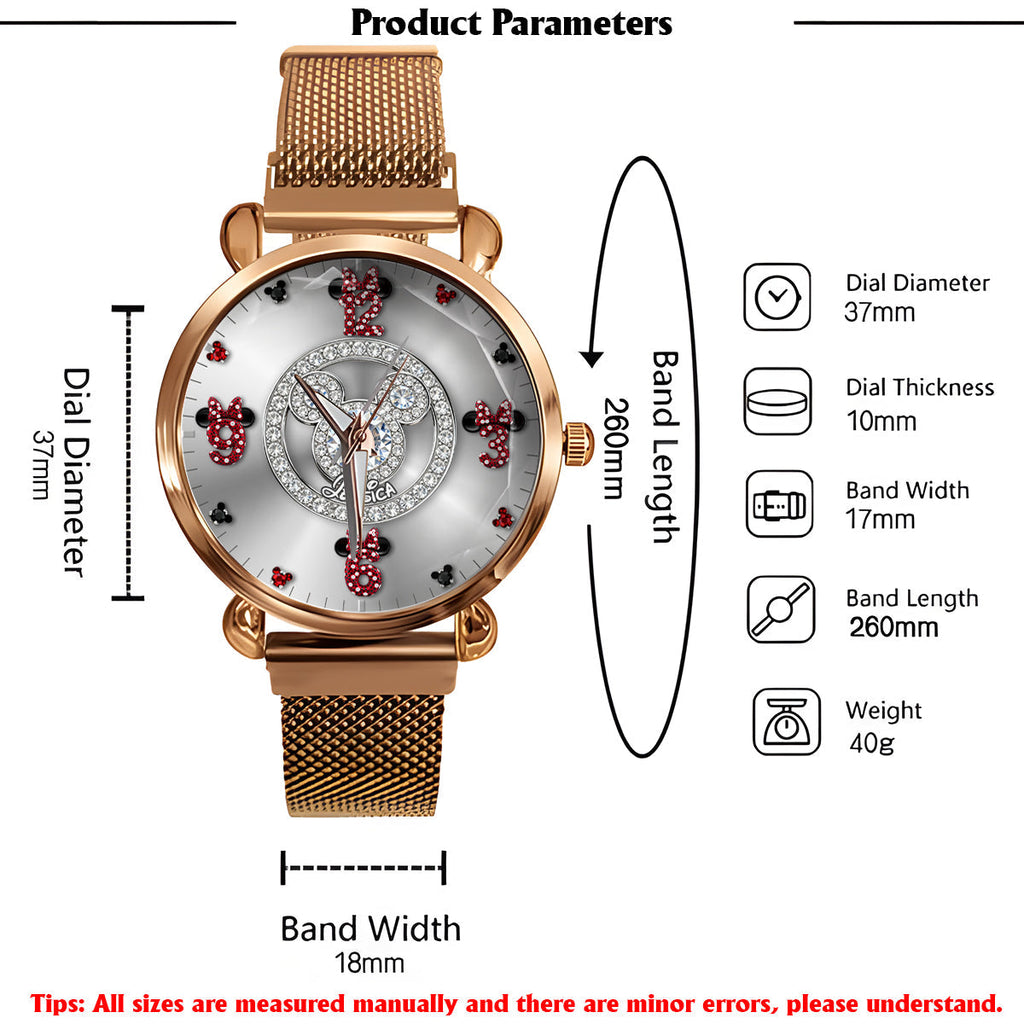 Personalized Disney Mickey Mouse Women Hand Watch Gift Women Hand Watch GradoCreations