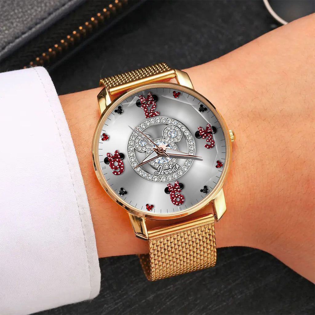Personalized Disney Mickey Mouse Women Hand Watch Gift Women Hand Watch GradoCreations