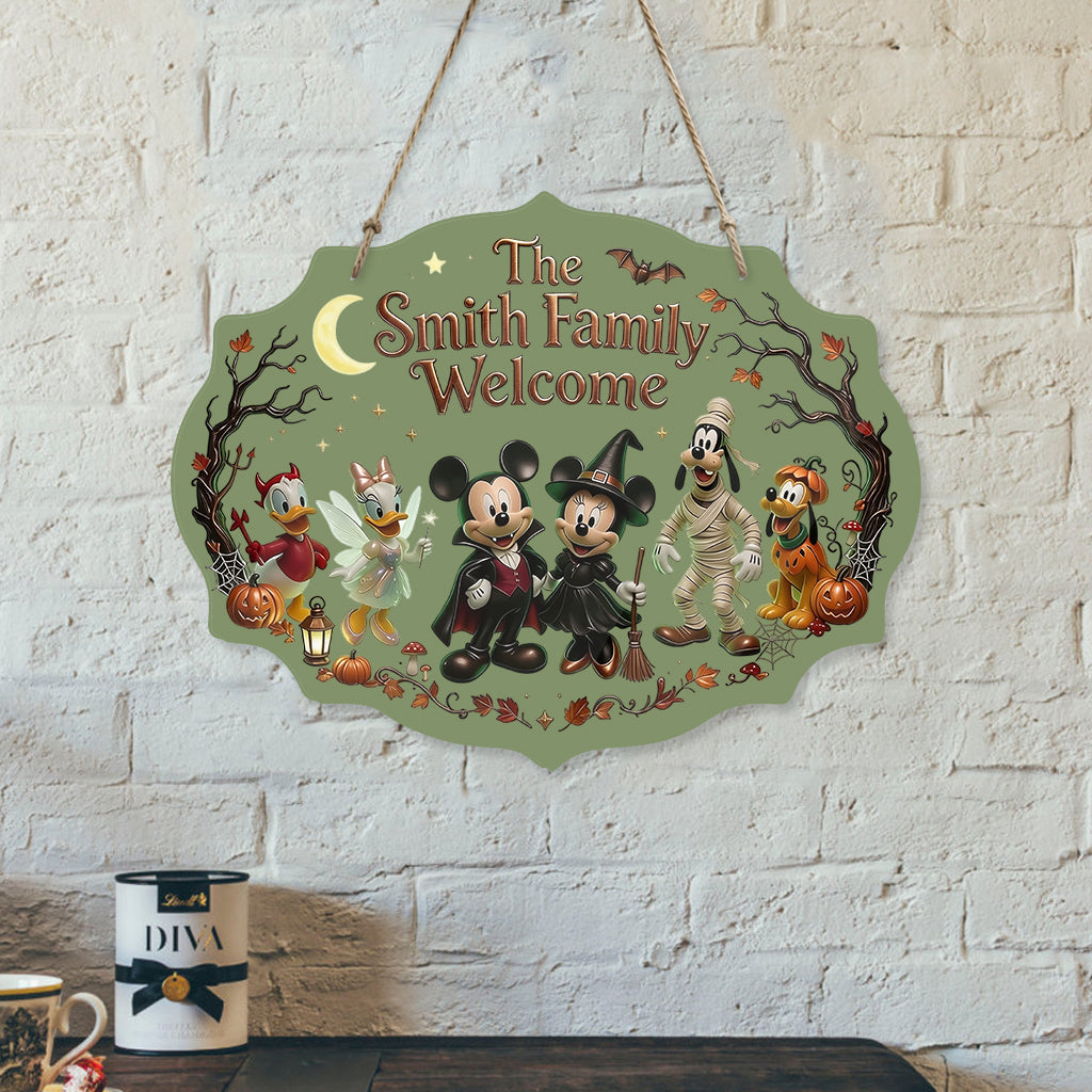 Personalized Luminous Halloween Acrylic Sign with Name Customization Luminous Acrylic Sign GradoCreations