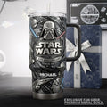 Personalized Star Wars 50th Anniversary Tumbler with Handle Gift Tumbler With Handle GradoCreations