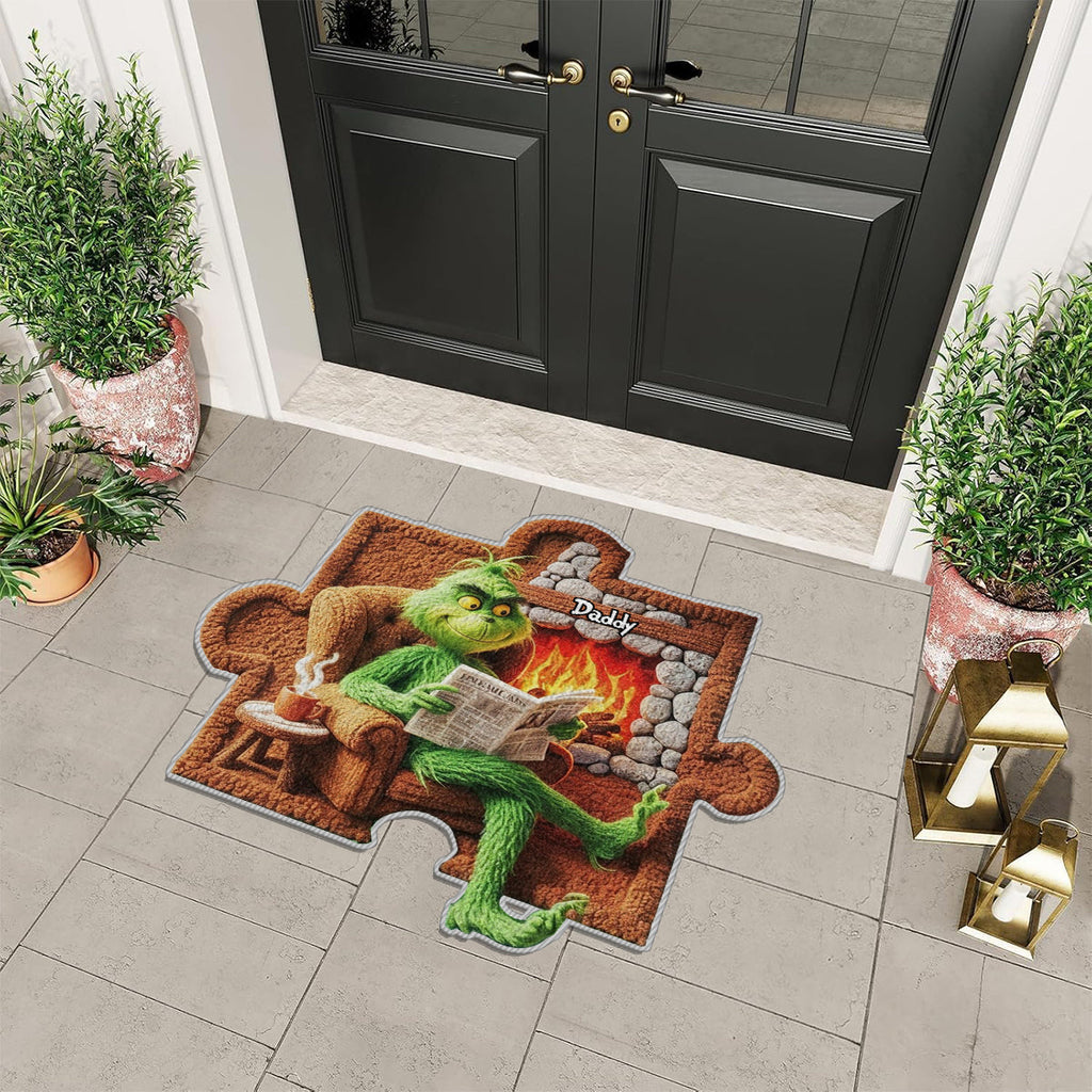 Personalized Family Life Puzzle Non-Slip Tufted Rug for Christmas Non-Slip Tufted Rug GradoCreations