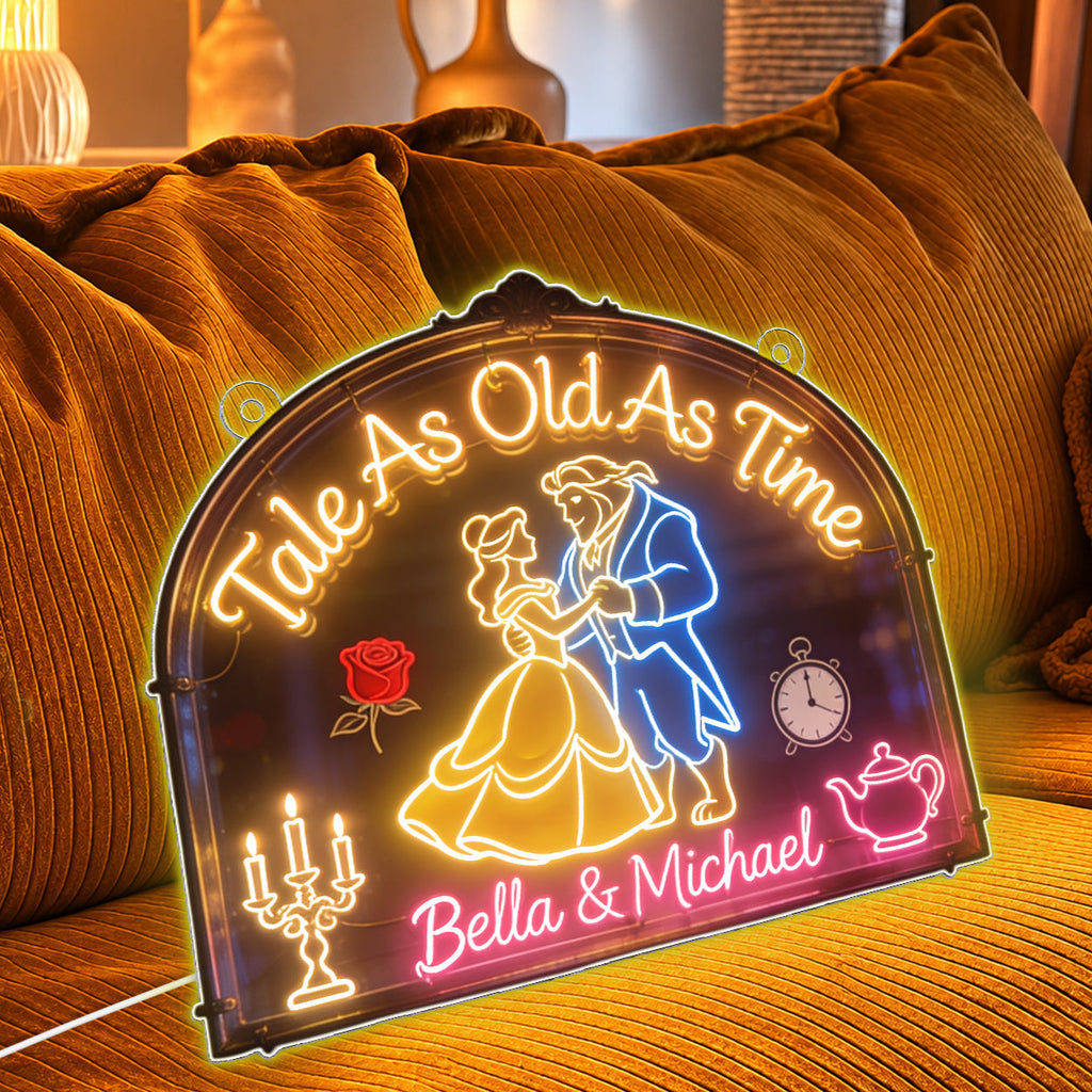 Personalized Neon LED Light Sign for Couples Custom Name Gift Neon LED Light Sign GradoCreations