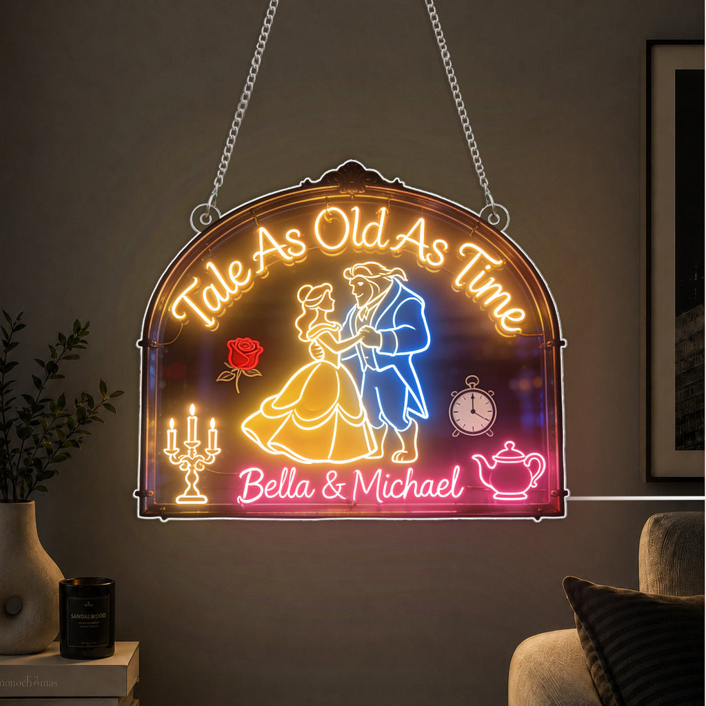Personalized Neon LED Light Sign for Couples Custom Name Gift Neon LED Light Sign GradoCreations