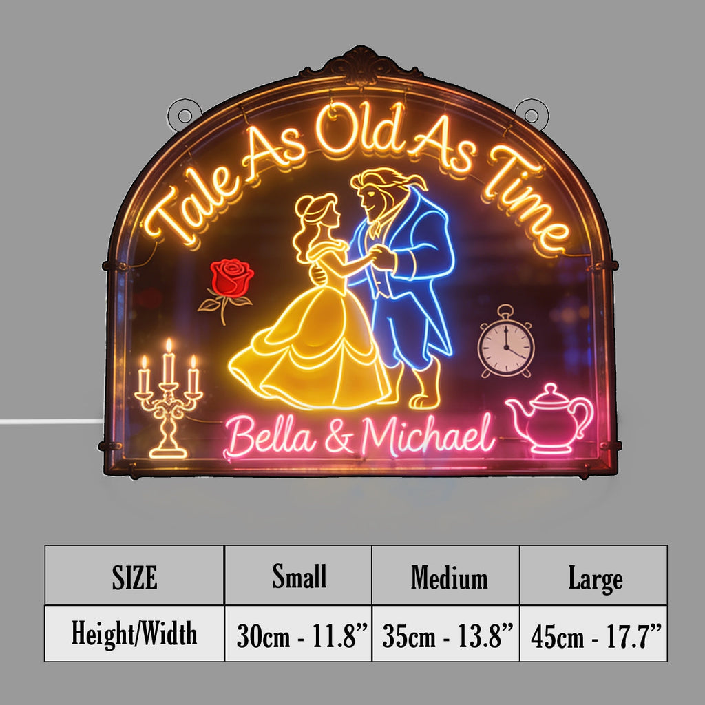 Personalized Neon LED Light Sign for Couples Custom Name Gift Neon LED Light Sign GradoCreations