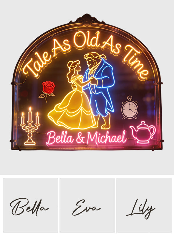 Personalized Neon LED Light Sign for Couples Custom Name Gift Neon LED Light Sign GradoCreations