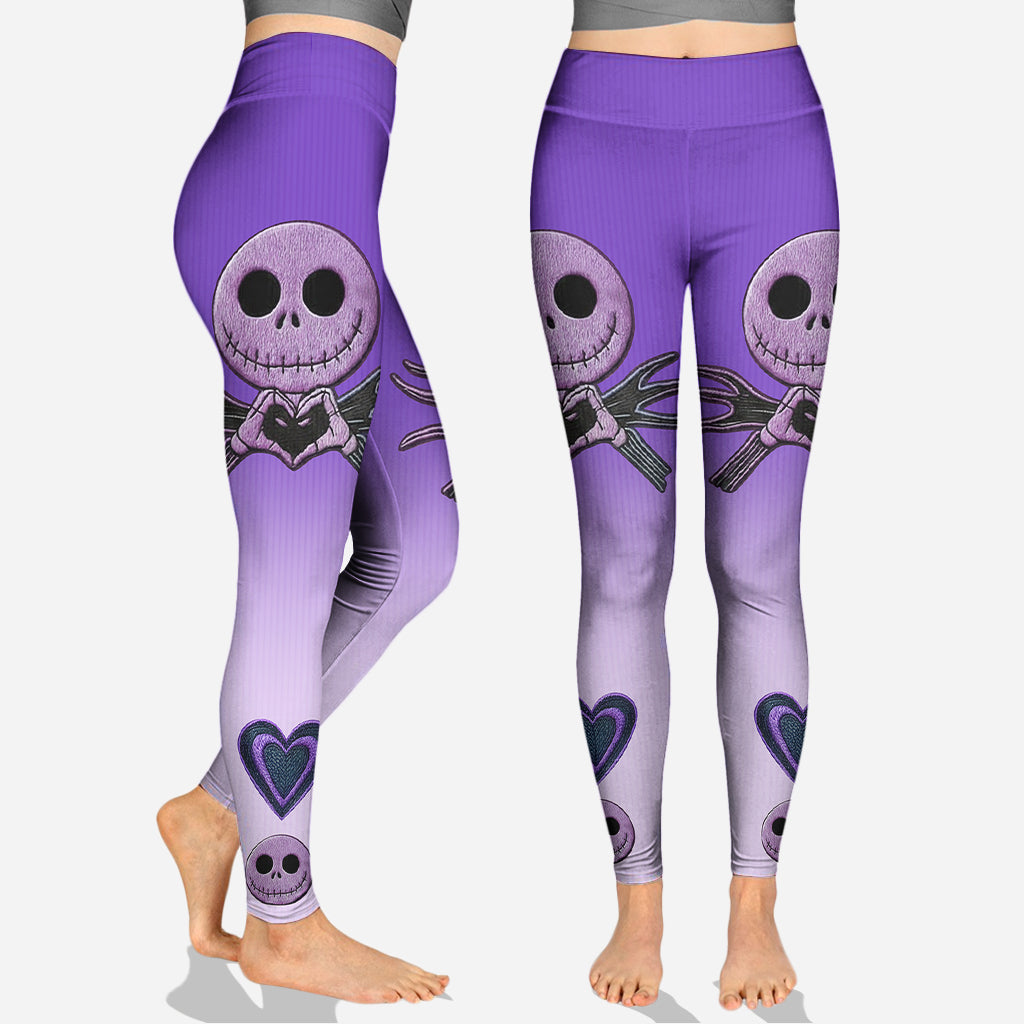 Personalized Nightmare Before Christmas Hoodie & Leggings Set Hoodie & Leggings GradoCreations