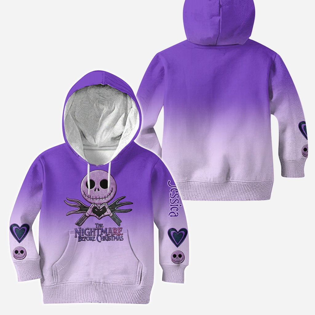 Personalized Nightmare Before Christmas Hoodie & Leggings Set Hoodie & Leggings GradoCreations