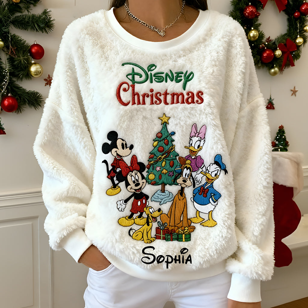 Personalized Disney Christmas All Over Shirt for Kids | Unique Holiday Gift All Over Shirt GradoCreations