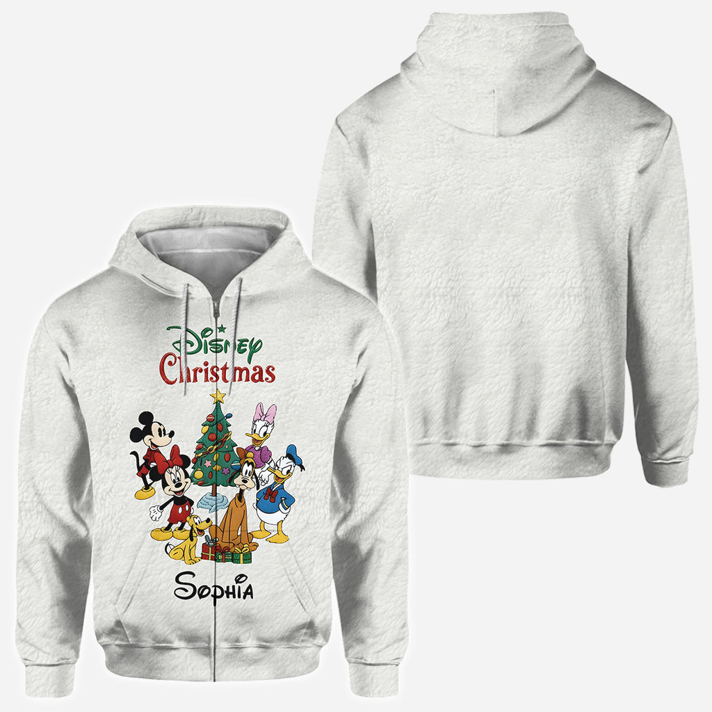 Personalized Disney Christmas All Over Shirt for Kids | Unique Holiday Gift All Over Shirt GradoCreations