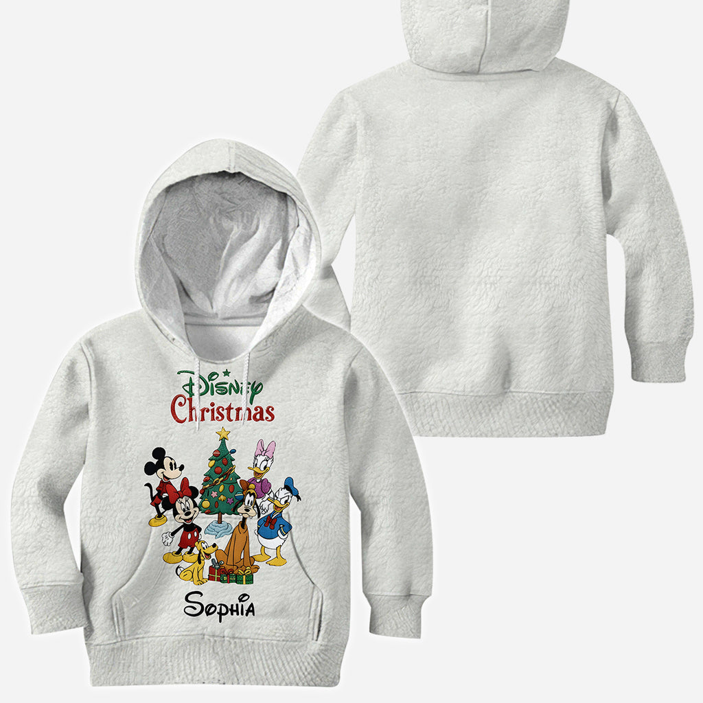 Personalized Disney Christmas All Over Shirt for Kids | Unique Holiday Gift All Over Shirt GradoCreations