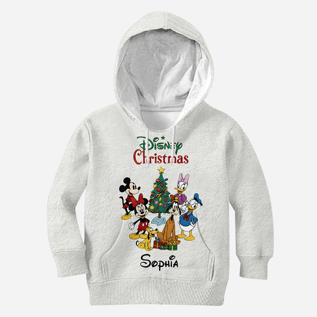 Personalized Disney Christmas All Over Shirt for Kids | Unique Holiday Gift All Over Shirt GradoCreations