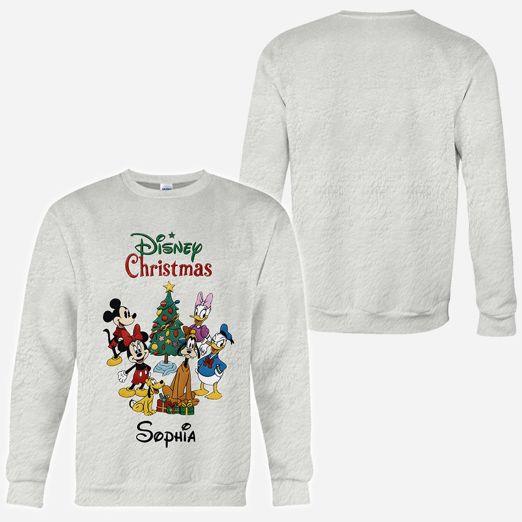 Personalized Disney Christmas All Over Shirt for Kids | Unique Holiday Gift All Over Shirt GradoCreations