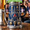 Personalized Paris Football Beer Stein Custom Name Gift for Sports Fans