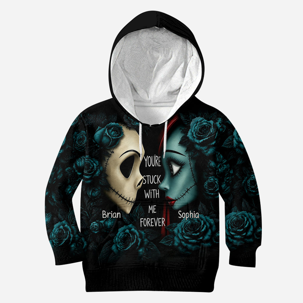 Personalized All-Over Shirt You're Stuck With Me Forever Gift for Couples All Over Shirt GradoCreations