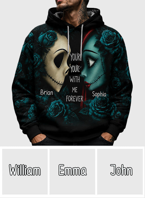 Personalized All-Over Shirt You're Stuck With Me Forever Gift for Couples All Over Shirt GradoCreations