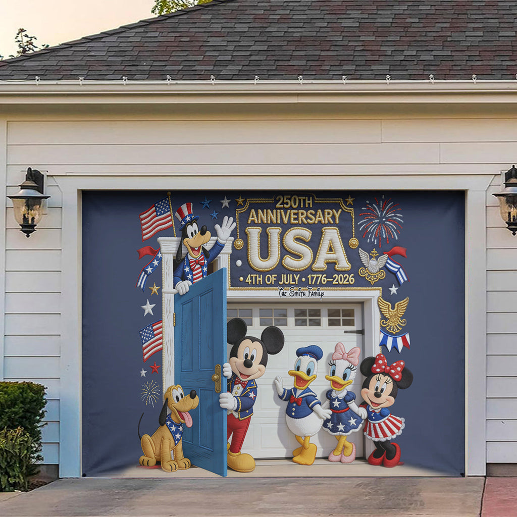 Personalized 4th of July Garage Door Banner Custom Design Garage Door Banner GradoCreations