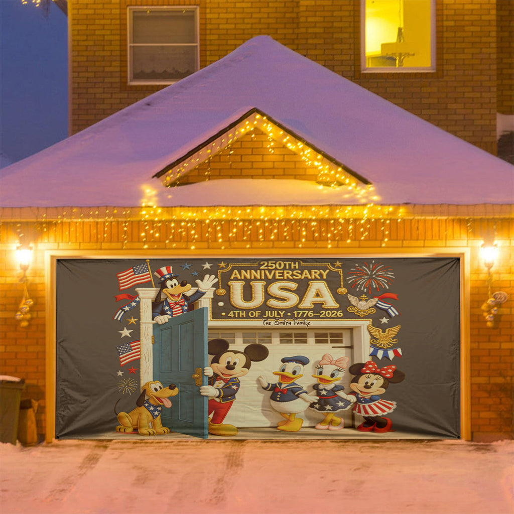Personalized 4th of July Garage Door Banner Custom Design Garage Door Banner GradoCreations