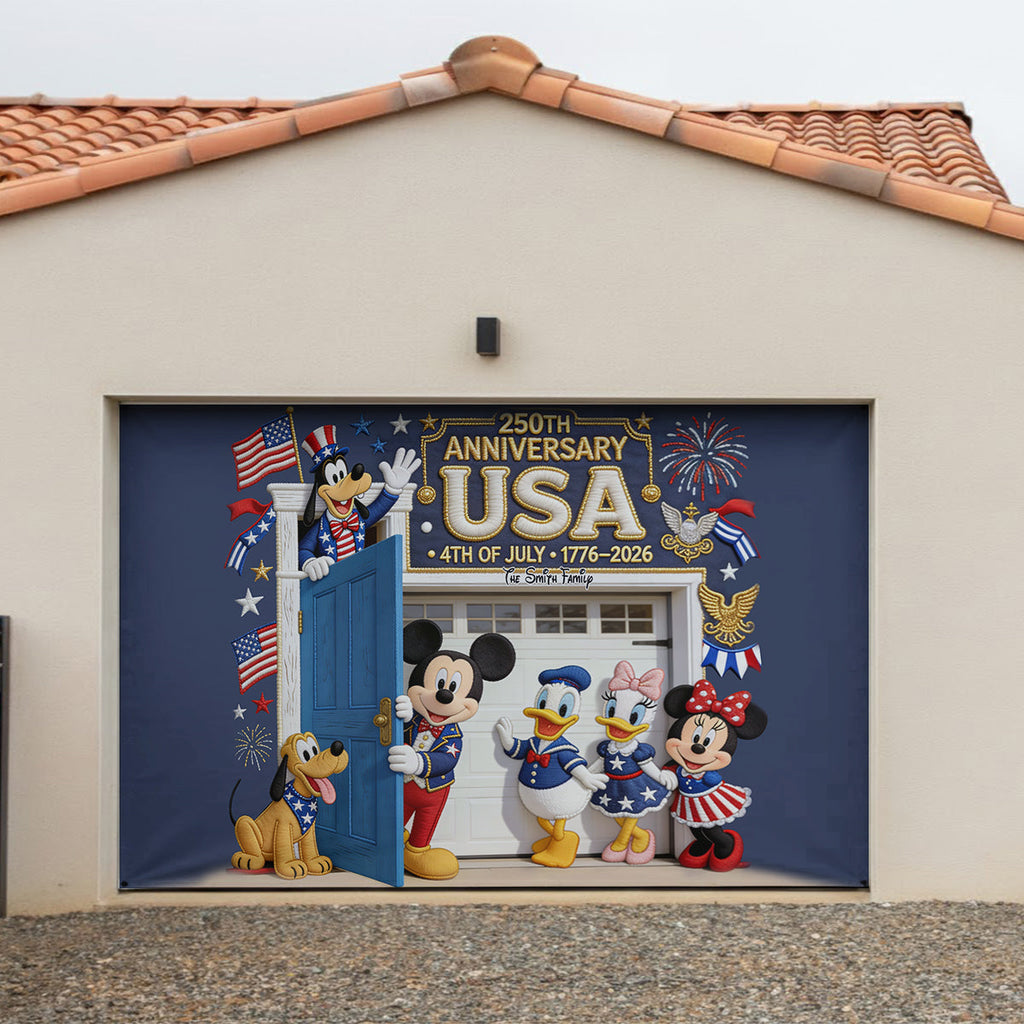 Personalized 4th of July Garage Door Banner Custom Design Garage Door Banner GradoCreations