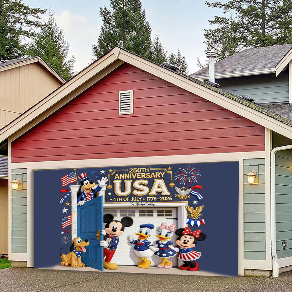 Personalized 4th of July Garage Door Banner Custom Design Garage Door Banner GradoCreations