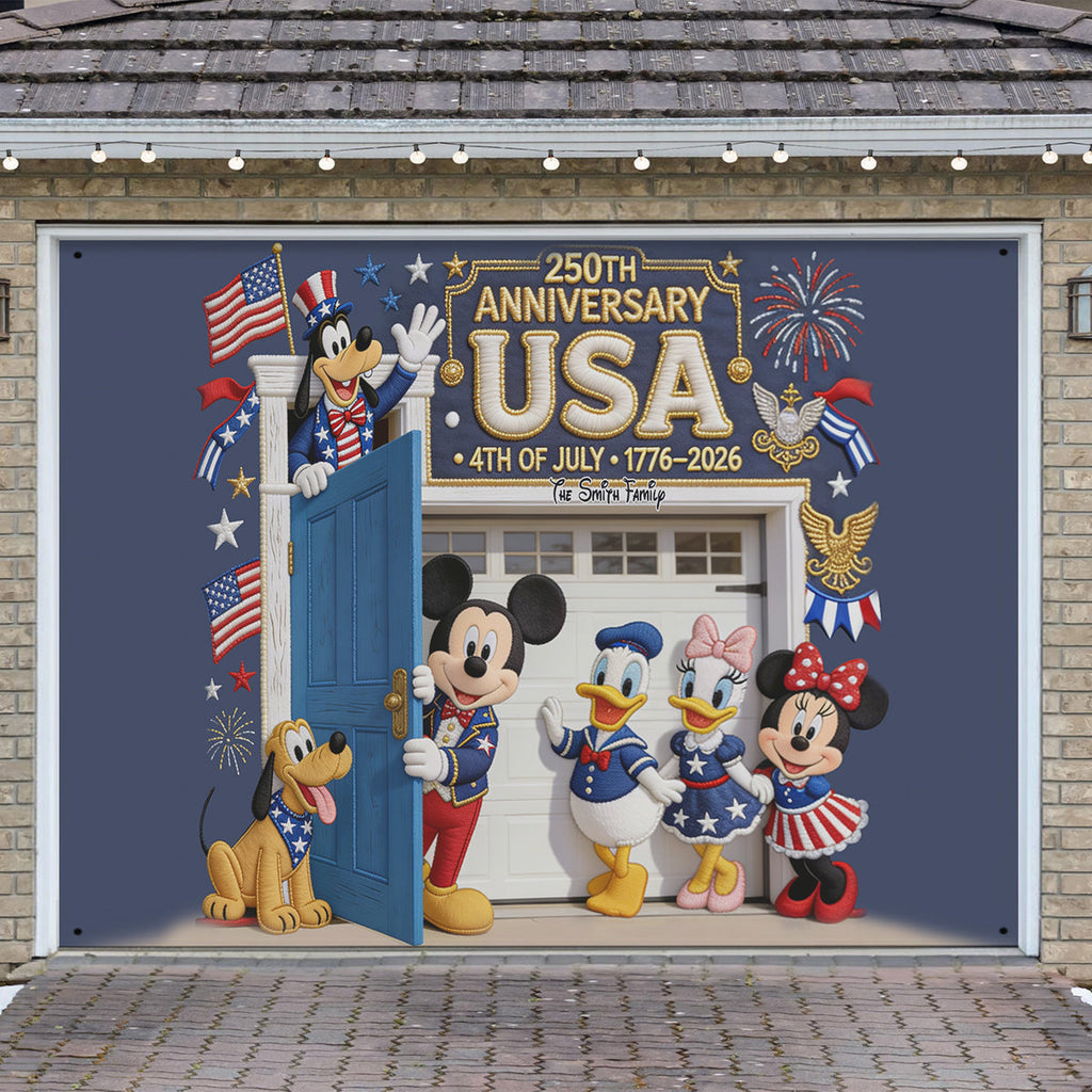 Personalized 4th of July Garage Door Banner Custom Design Garage Door Banner GradoCreations