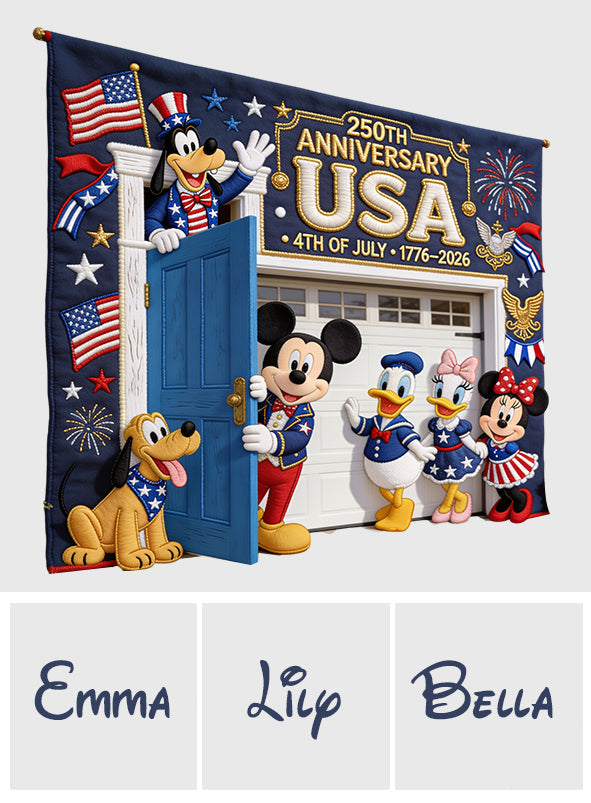 Personalized 4th of July Garage Door Banner Custom Design Garage Door Banner GradoCreations