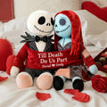 Personalized Faux Fur Shaped Pillow Till Death Do Us Part Gift Faux Fur Shaped Pillow GradoCreations