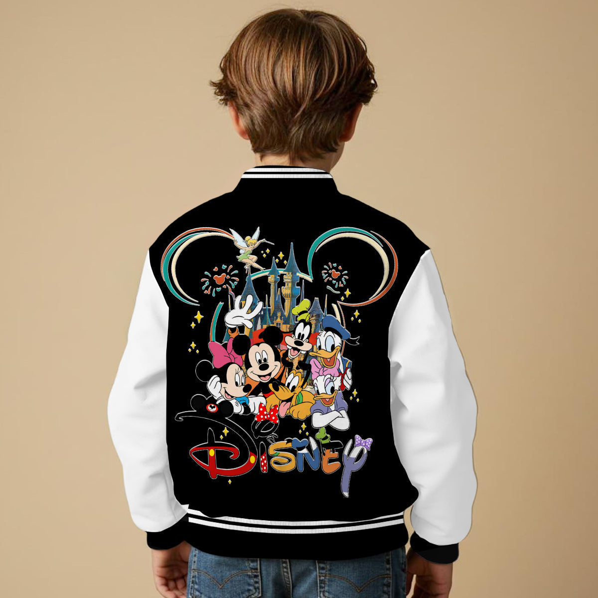 Personalized Mickey Mouse Varsity Jacket Custom Name Gift Varsity Jacket GradoCreations