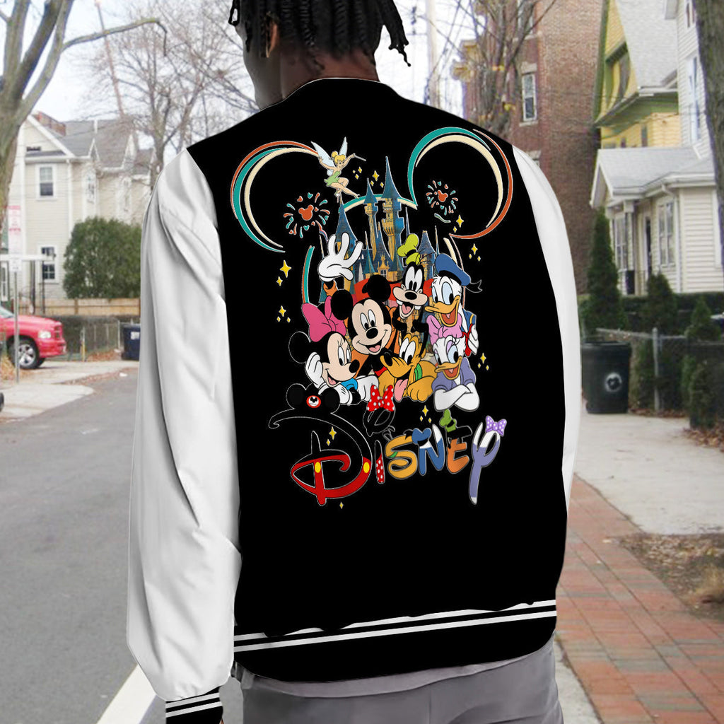 Personalized Mickey Mouse Varsity Jacket Custom Name Gift Varsity Jacket GradoCreations