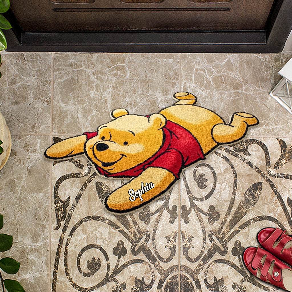 Personalized Tufted Rug Honey Bear Character Gift for Family Tufted Rug GradoCreations