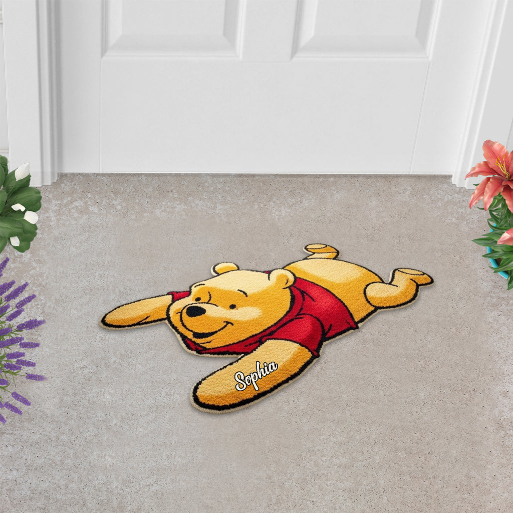 Personalized Tufted Rug Honey Bear Character Gift for Family Tufted Rug GradoCreations